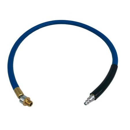 Alliance Rubber Alliance Hose Thermoplastic Snubber Hose 3/8" x 36" With 1/4" Male Swivel by Plug F503830-03MSP